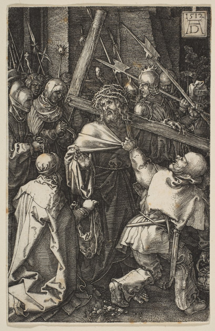 Kristus nesoucí kříž, z „Umučení“ od Albrecht Dürer