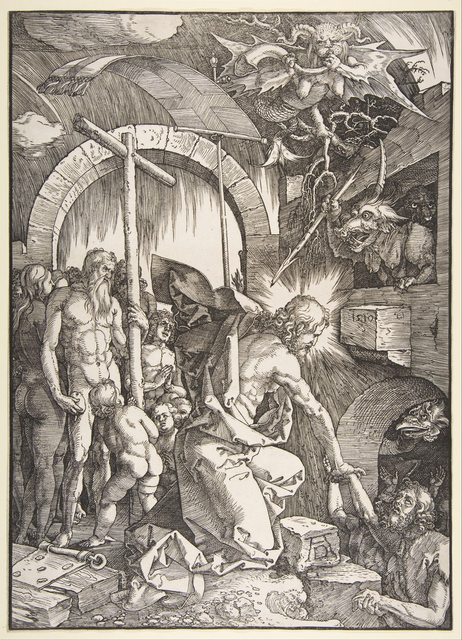 Kristus sestupující do pekla od Albrecht Dürer