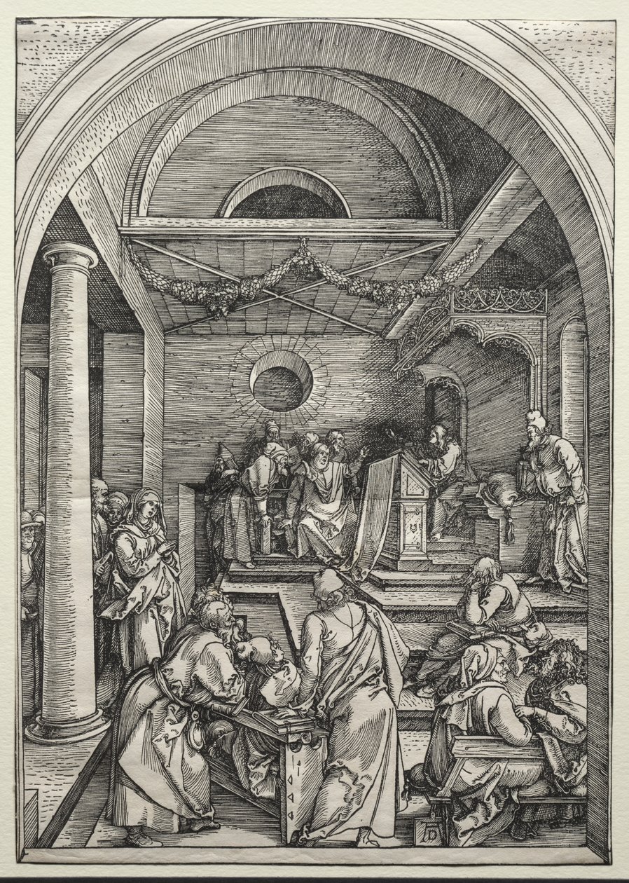 Kristus se hádal s lékaři od Albrecht Dürer