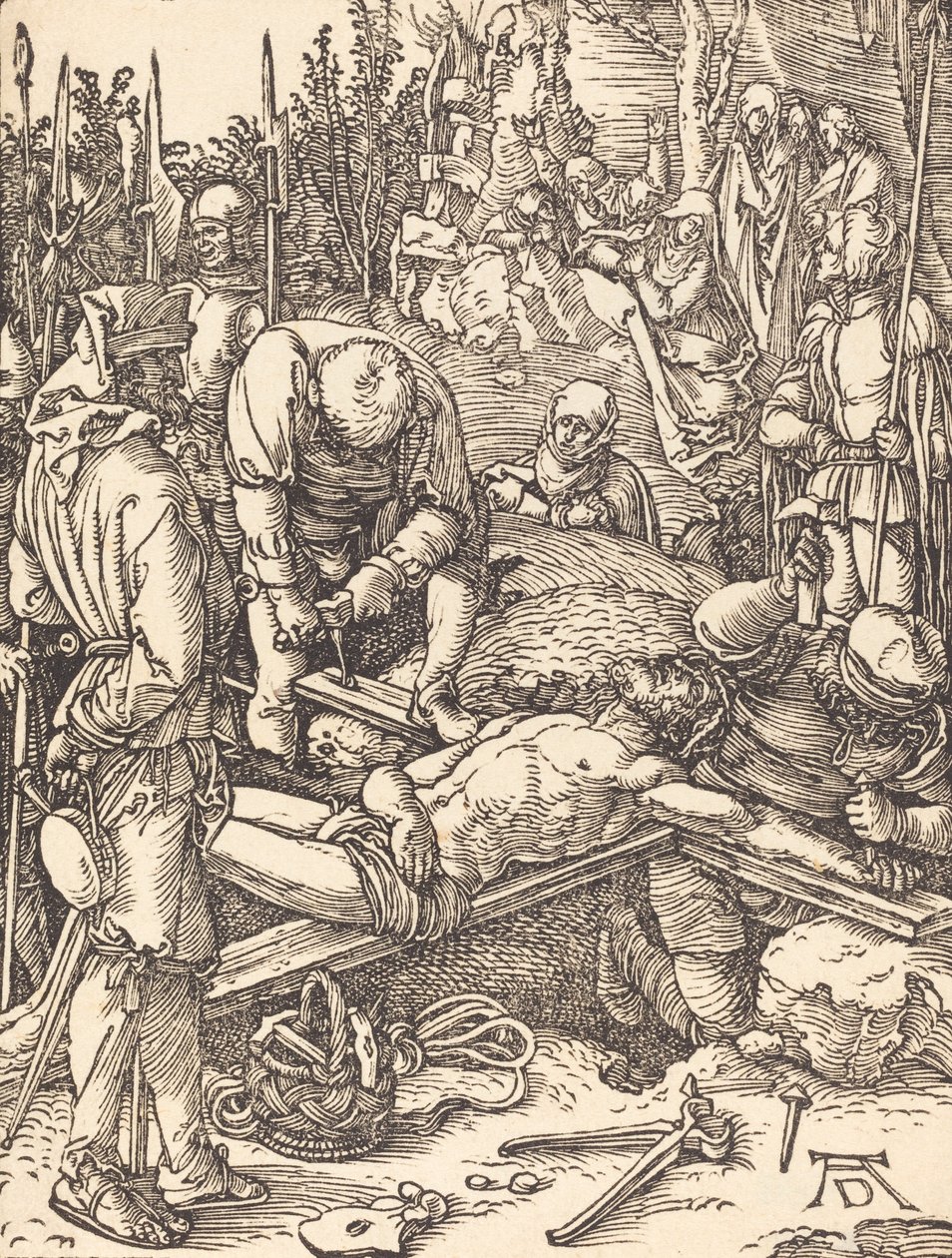 Kristus přibitý na kříž, pravděpodobně c. 15091510. od Albrecht Dürer