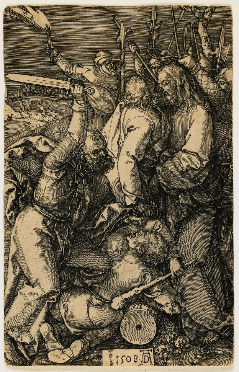 Kristus zajatý Židy od Albrecht Dürer