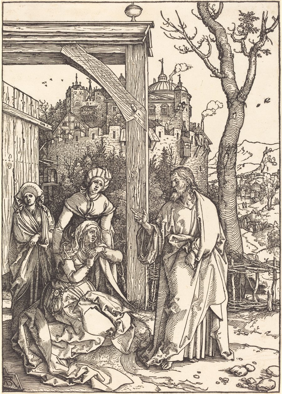 Kristus odchází od své matky od Albrecht Dürer