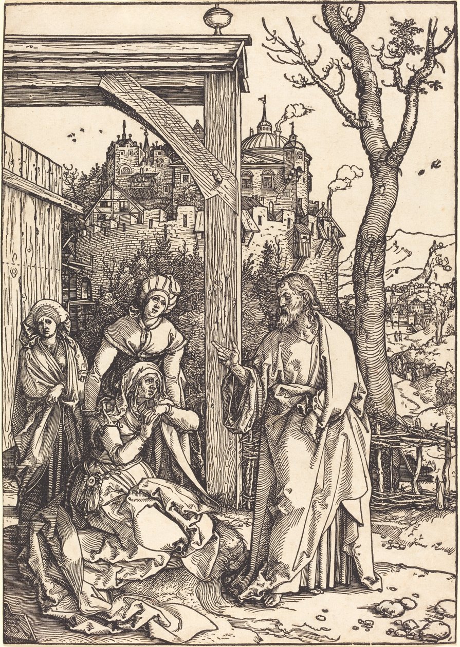 Kristus odchází od své matky od Albrecht Dürer