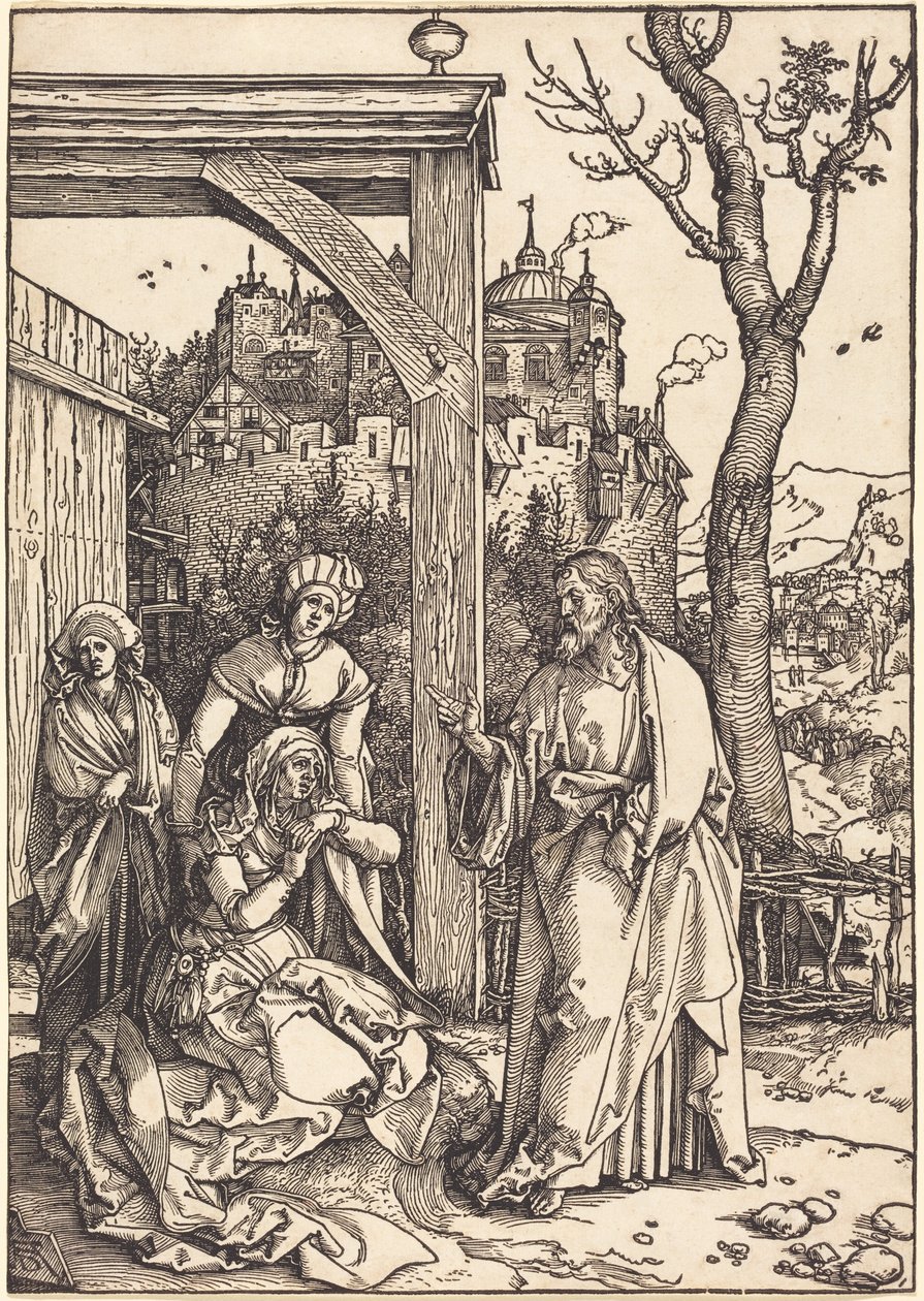 Kristus se loučí se svou matkou od Albrecht Dürer