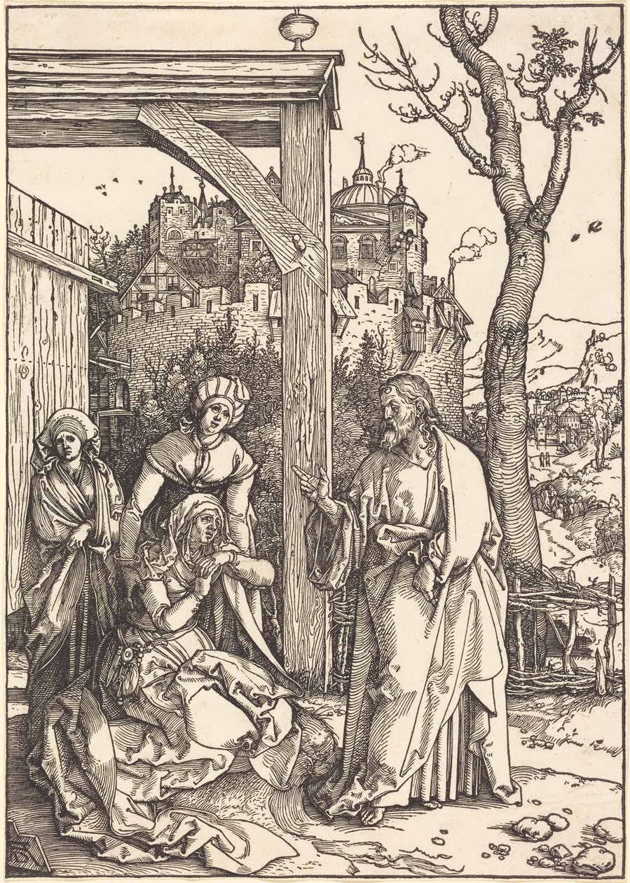 Kristus se loučí se svou matkou od Albrecht Dürer
