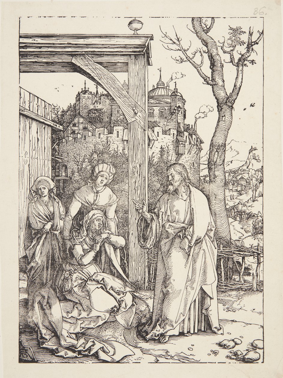 Kristus opouští svou matku od Albrecht Dürer