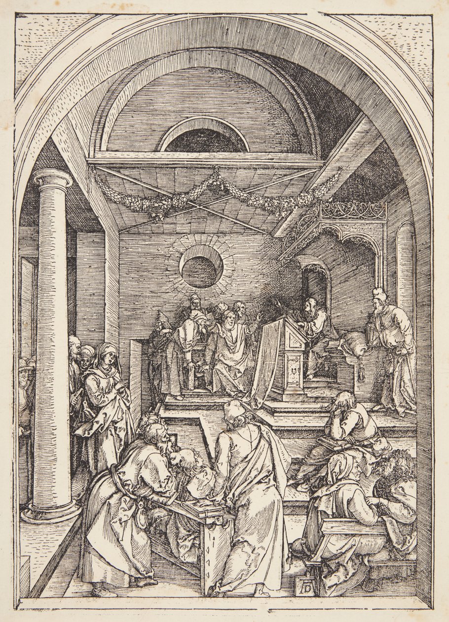 Kristus mezi lékaři od Albrecht Dürer