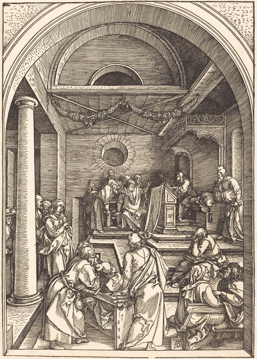 Kristus mezi lékaři od Albrecht Dürer