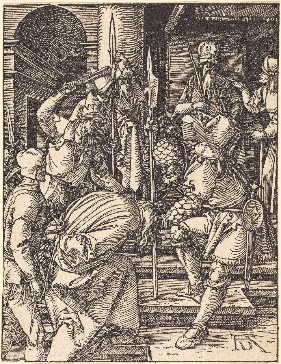Kristus před Annášem od Albrecht Dürer