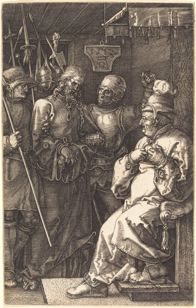 Kristus před Kaifášem od Albrecht Dürer