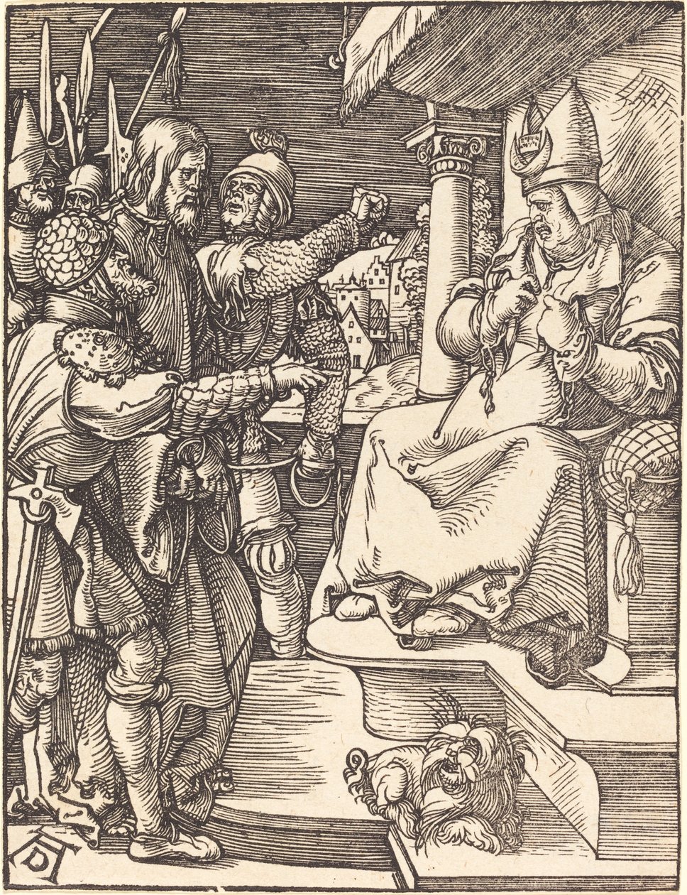 Kristus před Kaifášem od Albrecht Dürer