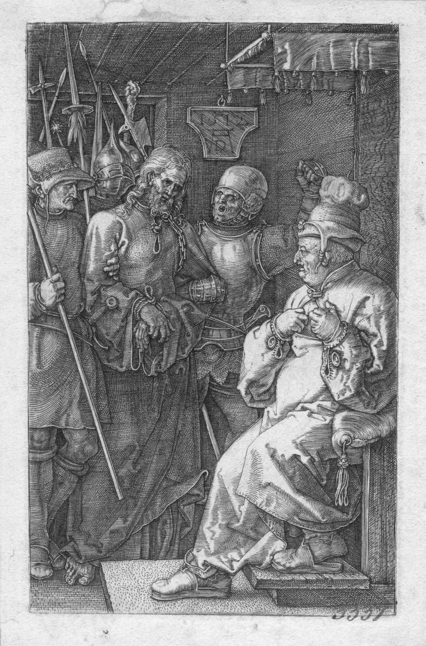 Kristus před Kaifášem od Albrecht Dürer