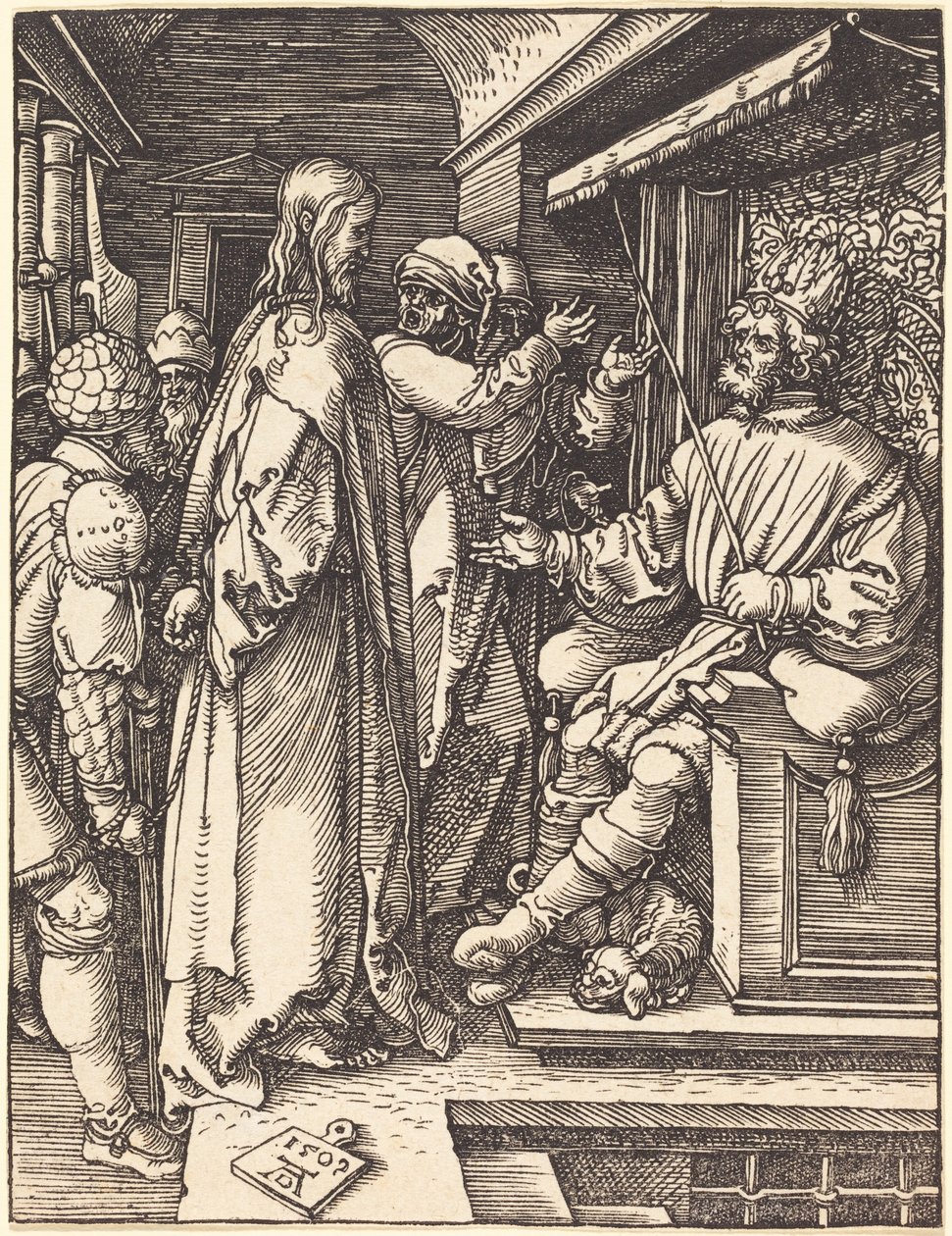 Kristus před Herodem od Albrecht Dürer