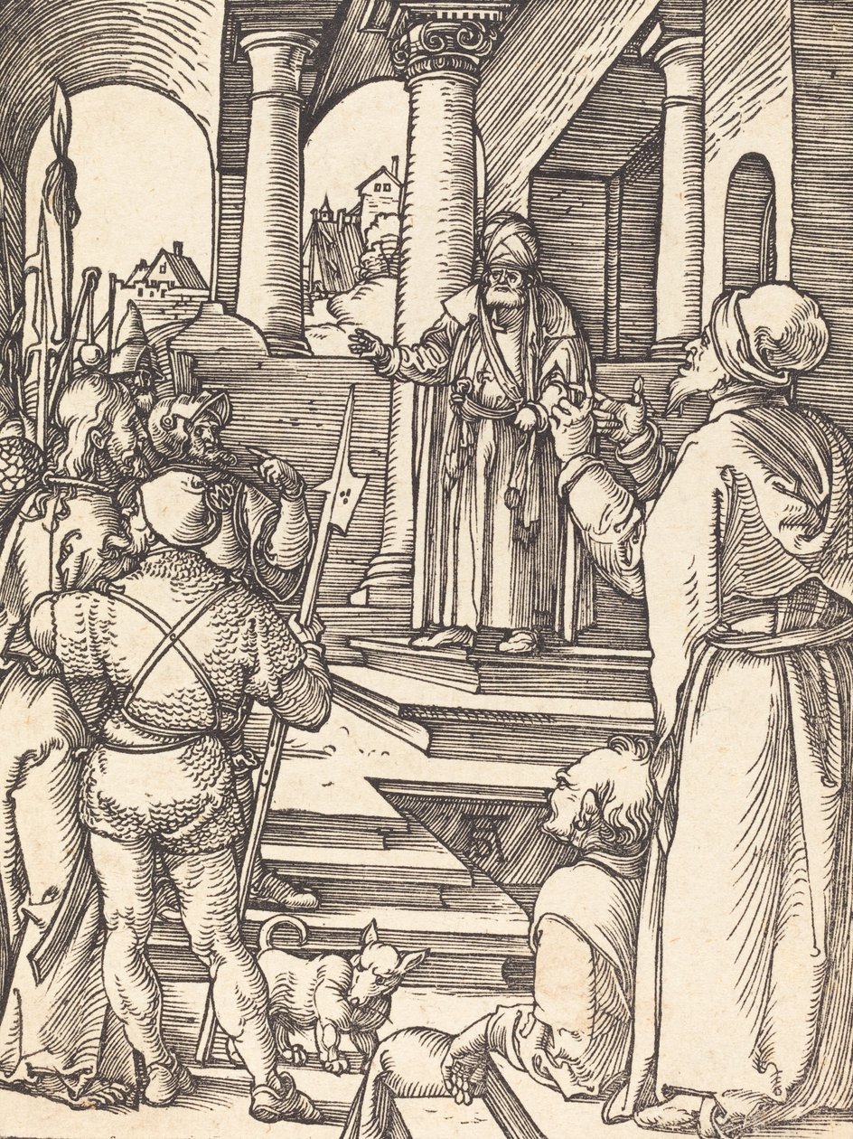 Kristus před Pilátem, pravděpodobně c. 15091510. od Albrecht Dürer