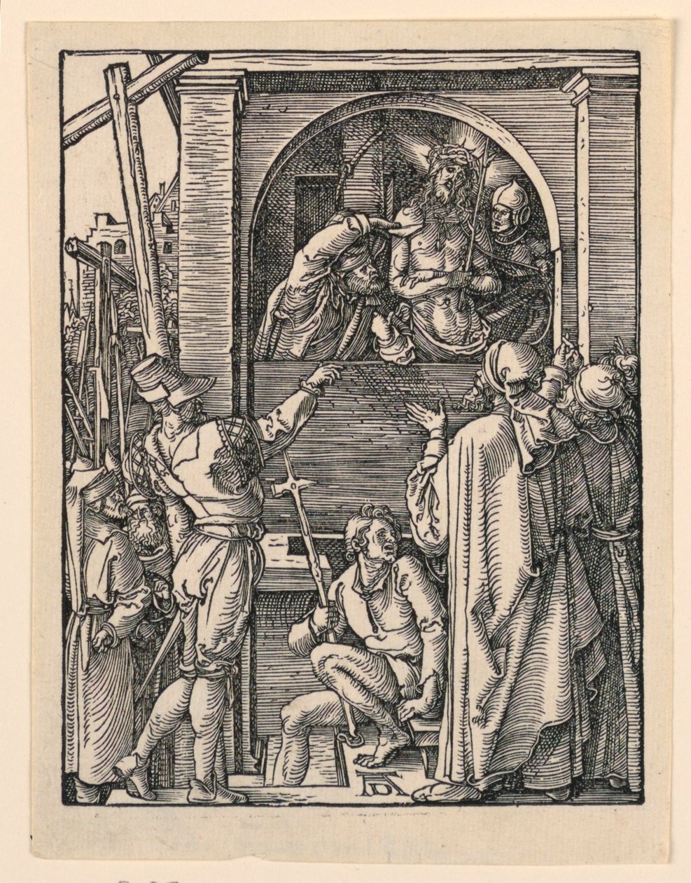 Kristus před lidmi (Ecce Homo), ze série Malé pašije od Albrecht Dürer