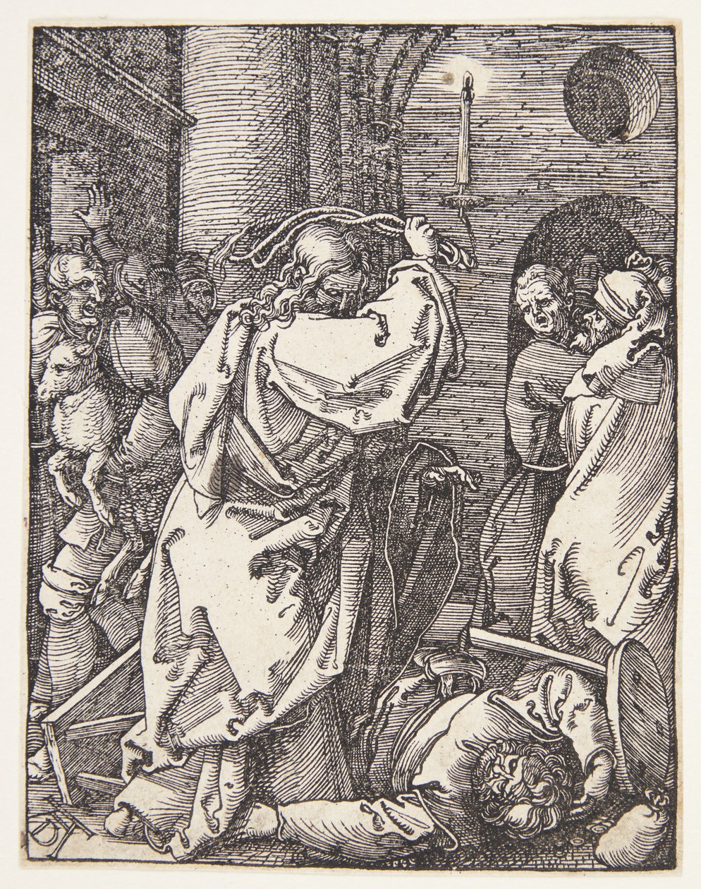 Kristus vyhání lichváře z chrámu od Albrecht Dürer