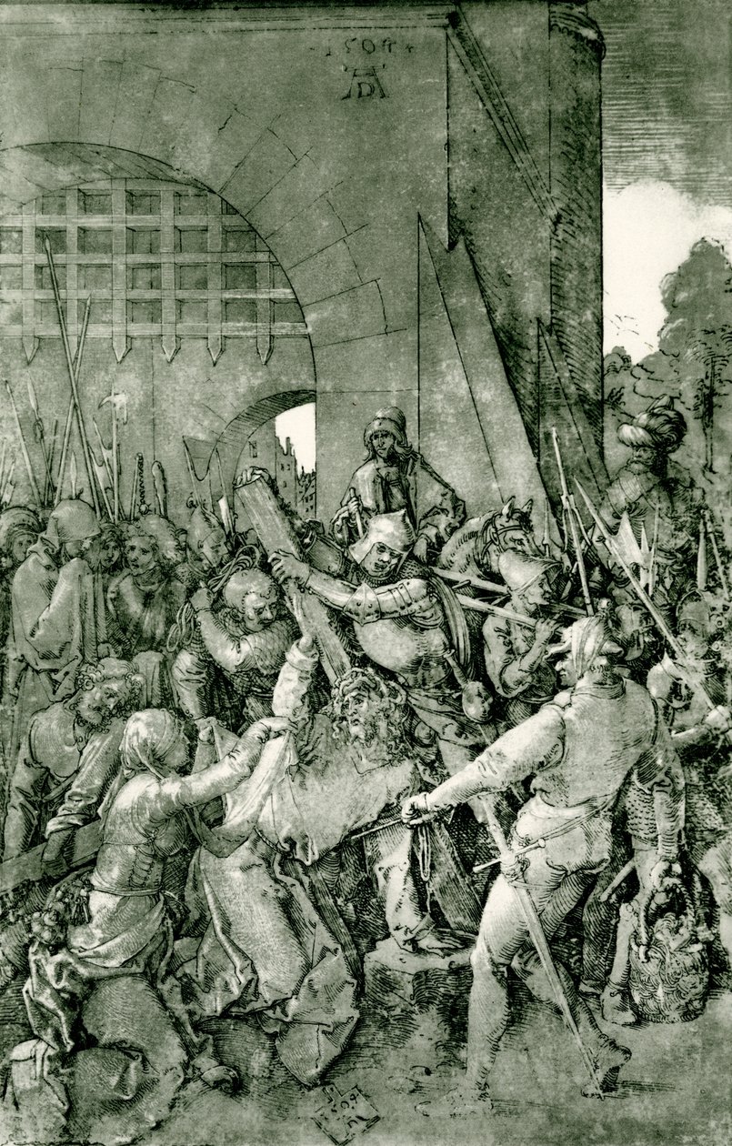 Kristus padá pod křížem od Albrecht Dürer