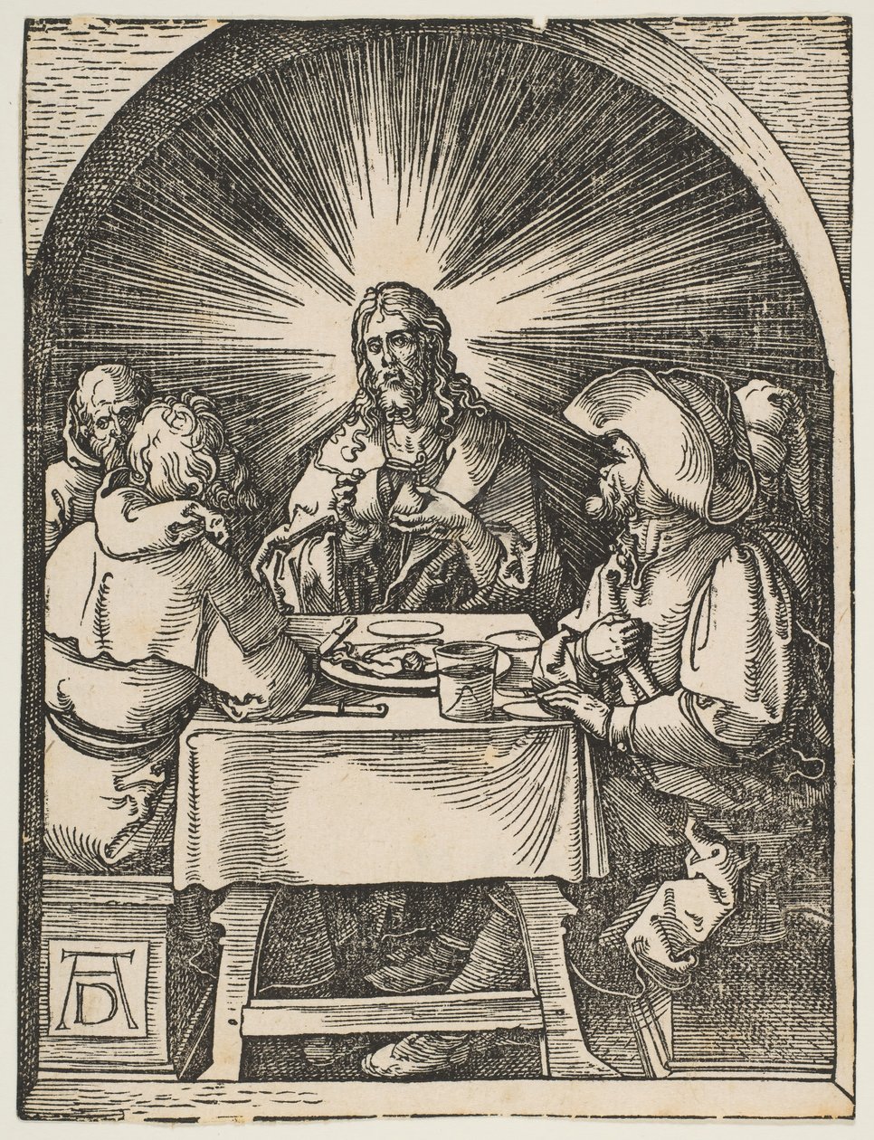 Kristus v Emauzích, z Malých pašijí, ca. 1510. od Albrecht Dürer