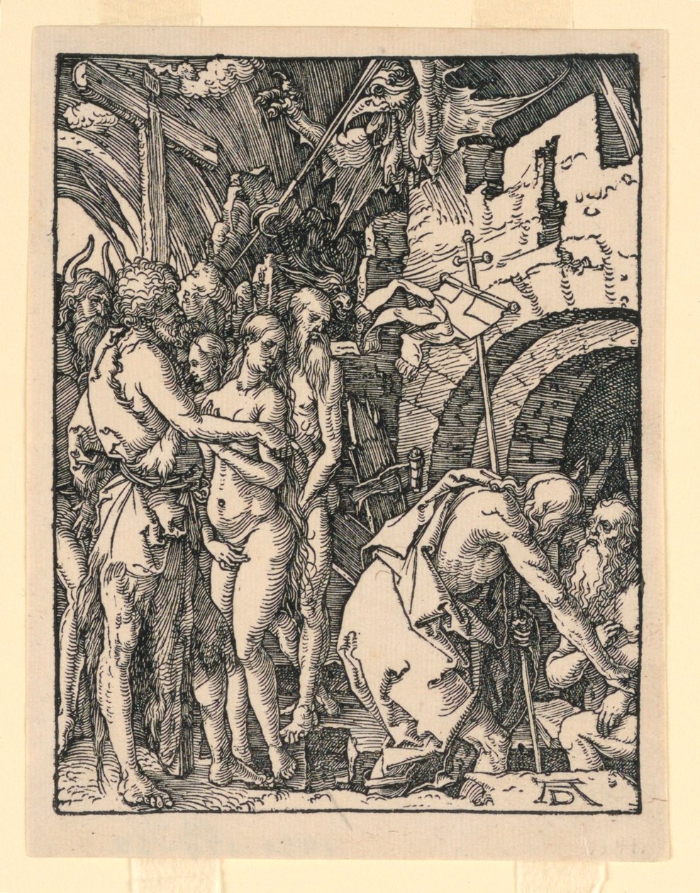 Christ in Limbo (Harrowing of Hell), ze série The Little Passion od Albrecht Dürer