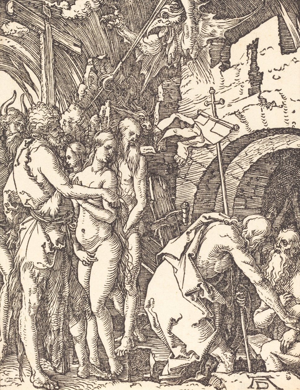 Kristus v limbu, pravděpodobně c. 15091510. od Albrecht Dürer