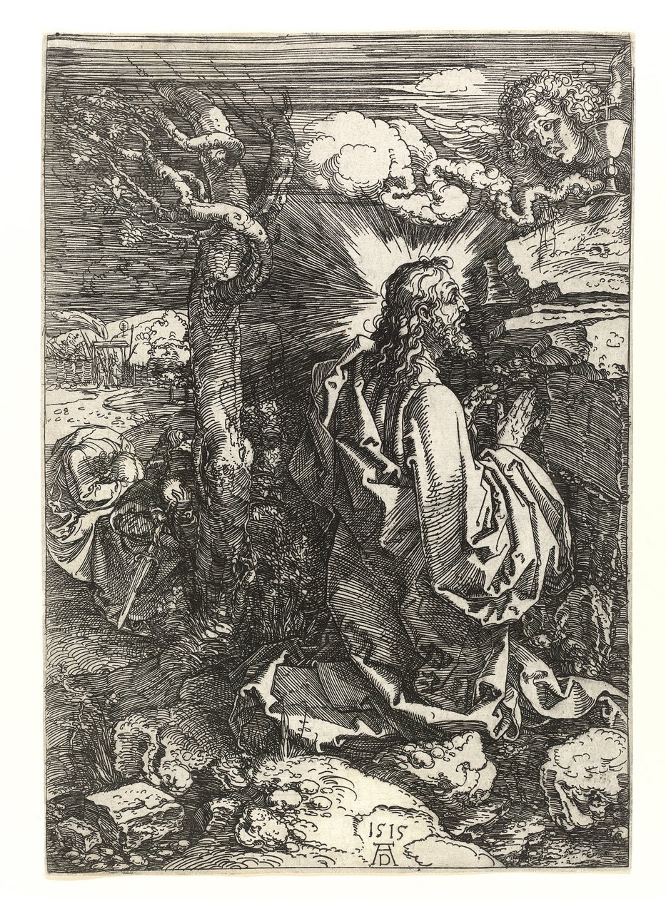 Kristus v zahradě olivovníků, 1515 od Albrecht Dürer