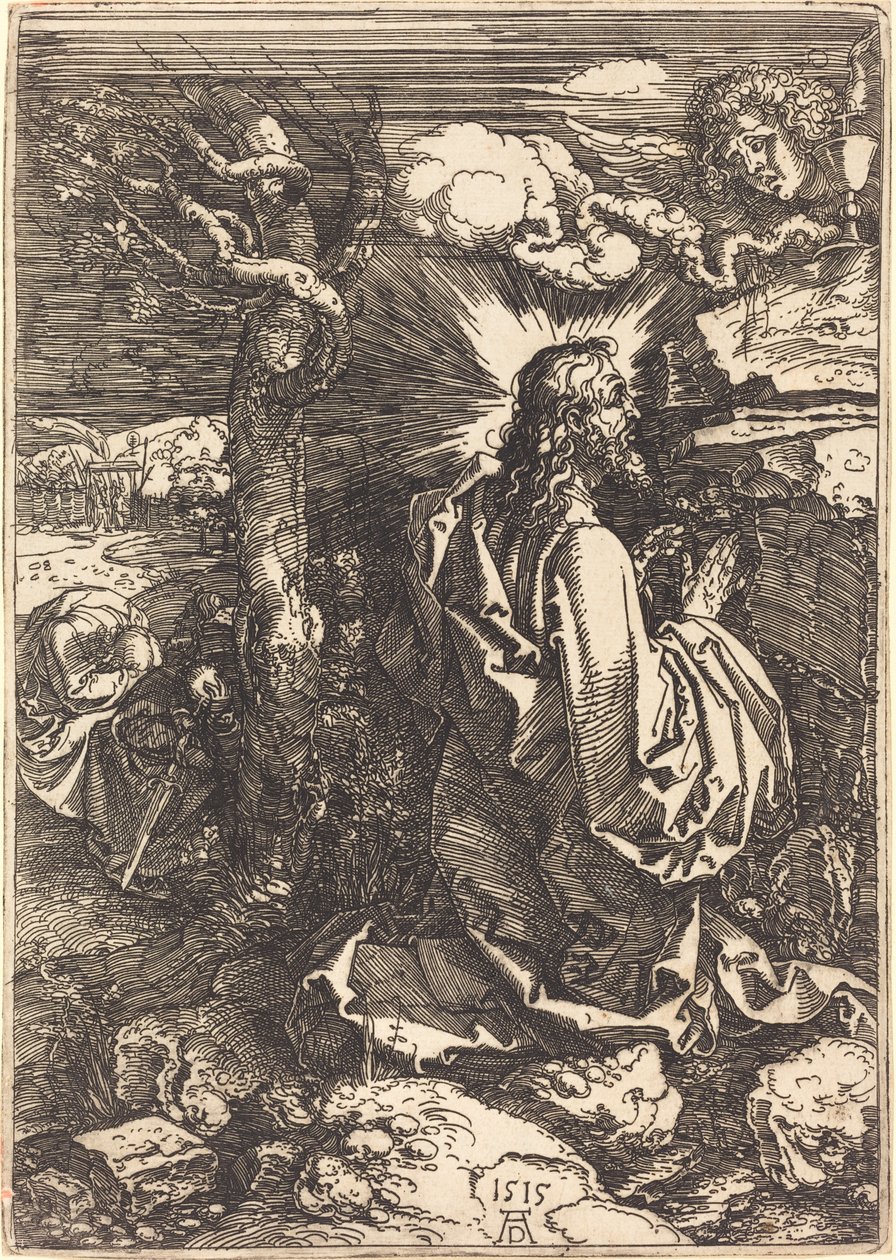 Kristus na hoře Olivetské od Albrecht Dürer