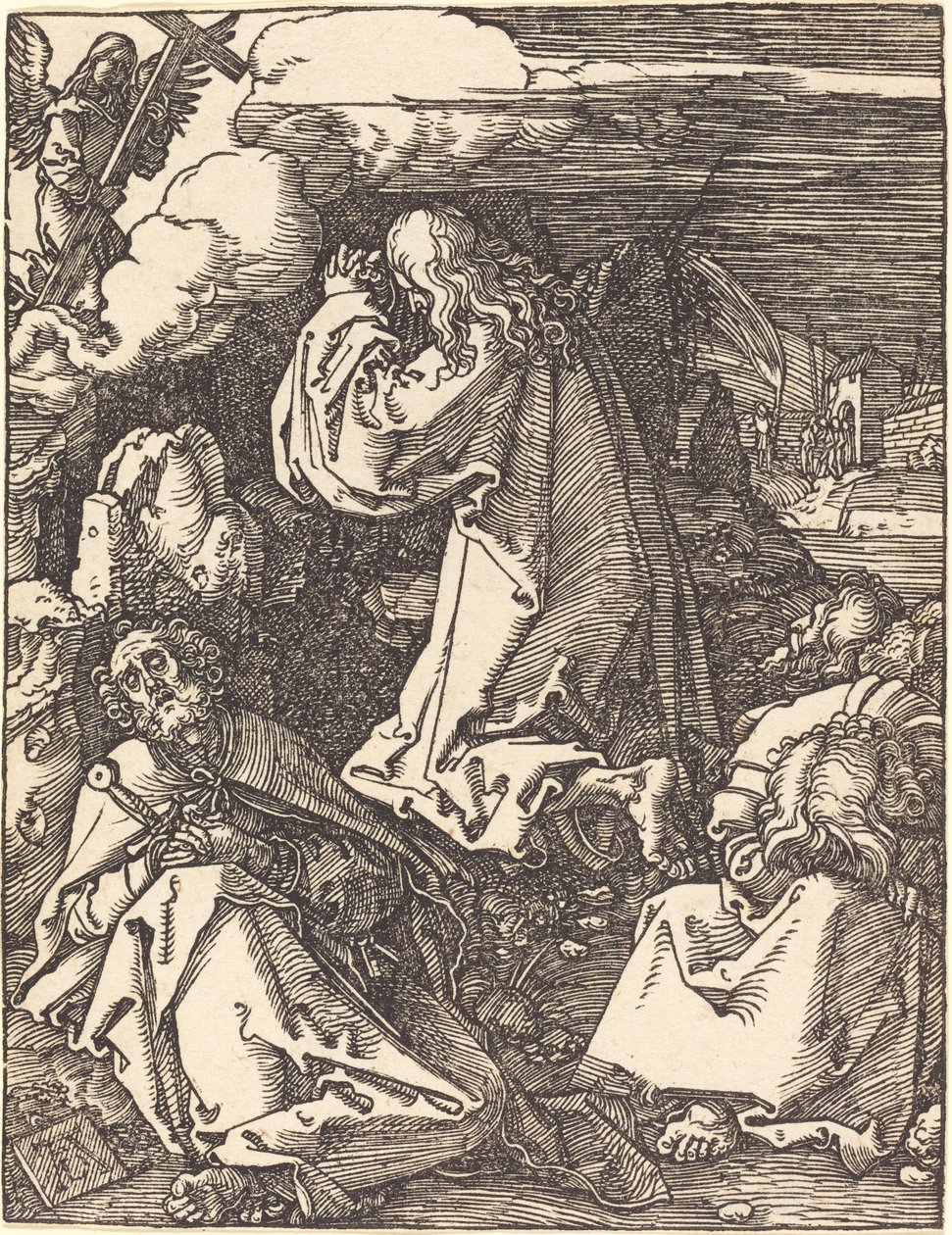 Kristus na hoře Olivetské od Albrecht Dürer