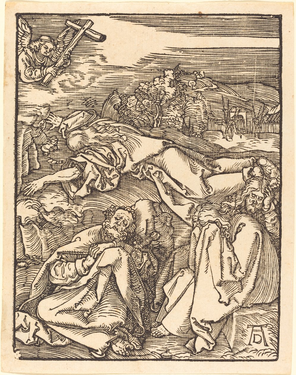 Kristus na hoře Olivetské od Albrecht Dürer