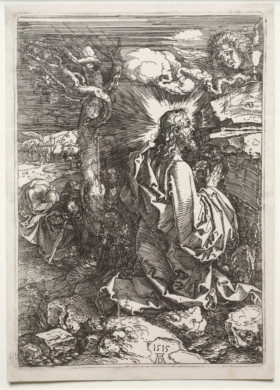 Kristus na hoře Olivetské od Albrecht Dürer
