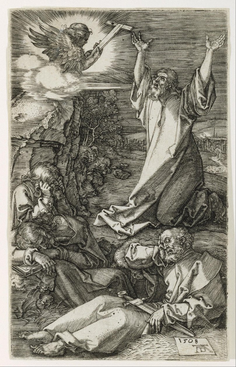 Kristus na Olivové hoře od Albrecht Dürer