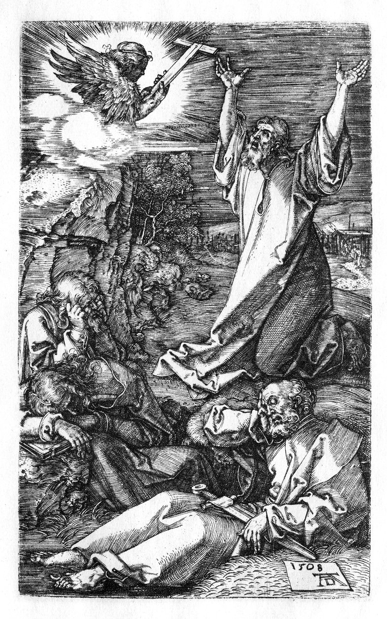 Kristus na Olivové hoře od Albrecht Dürer
