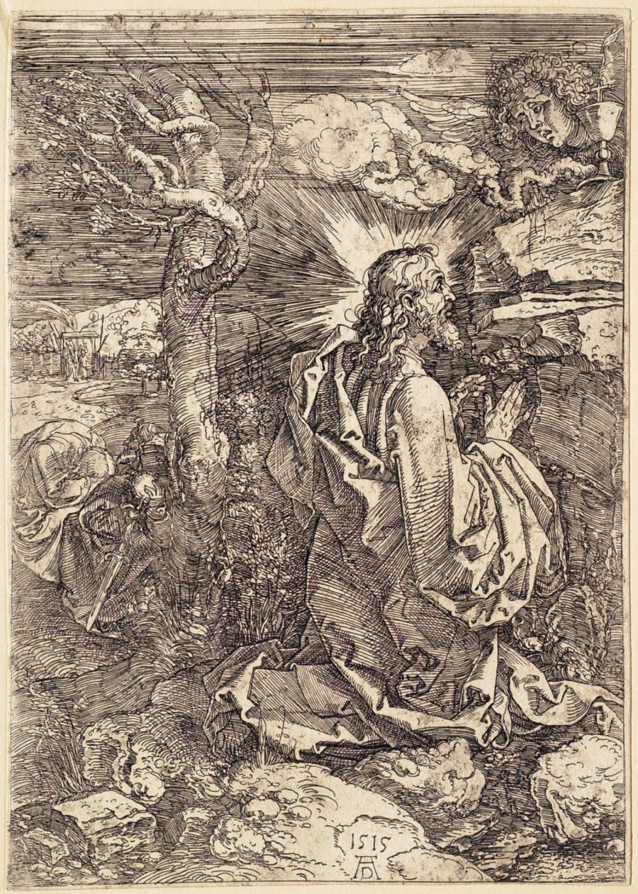 Kristus na Olivové hoře od Albrecht Dürer