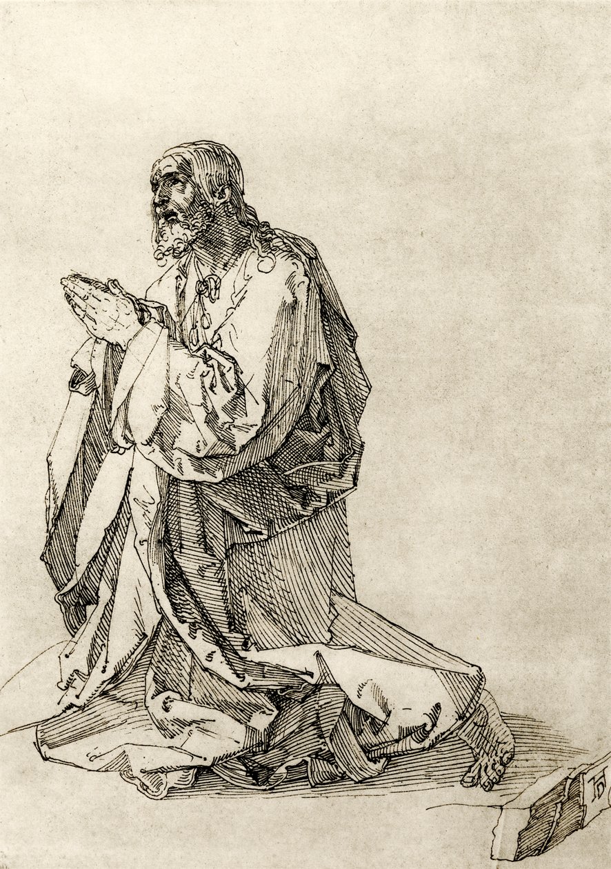 Kristus na hoře Olivetské od Albrecht Dürer