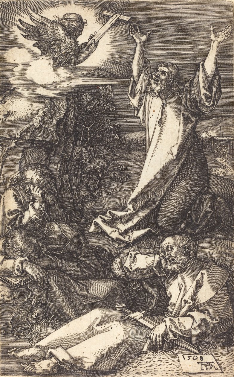 Kristus na Olivové hoře, 1508. od Albrecht Dürer