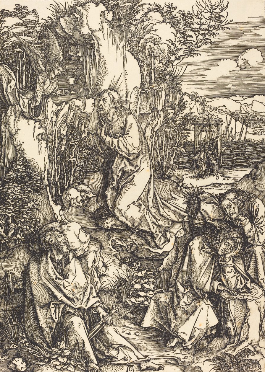 Kristus na hoře Olivetské, c. 14971499. od Albrecht Dürer
