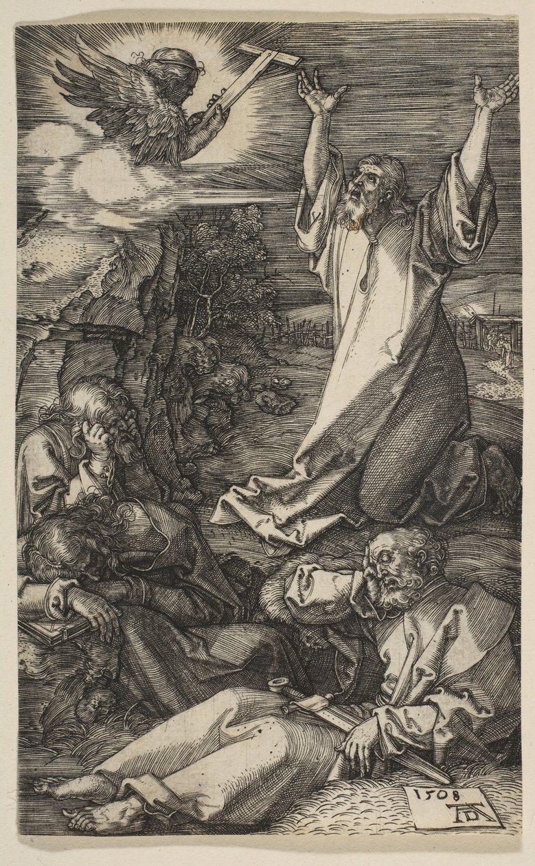 Kristus na Olivové hoře, z Umučení, 1508. od Albrecht Dürer