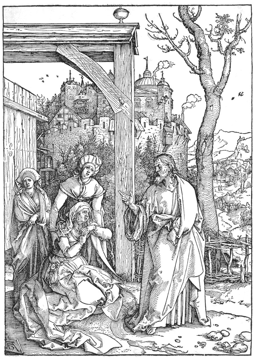 Kristus se loučí se svou Matkou od Albrecht Dürer