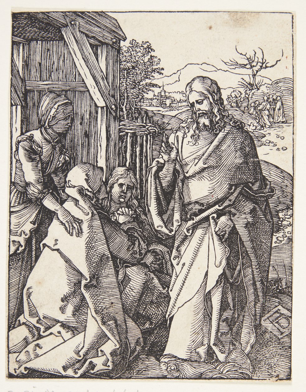 Kristus se rozloučil se svou matkou od Albrecht Dürer