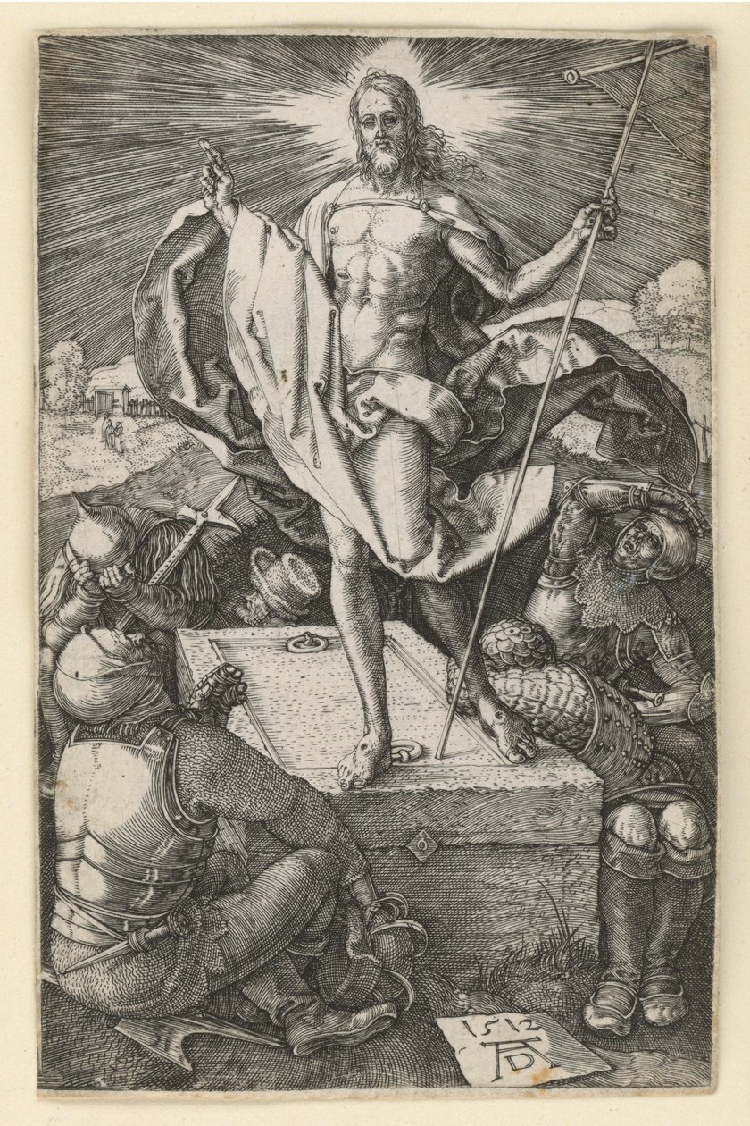 Kristovo zmrtvýchvstání (Mědirytová pašije) od Albrecht Dürer