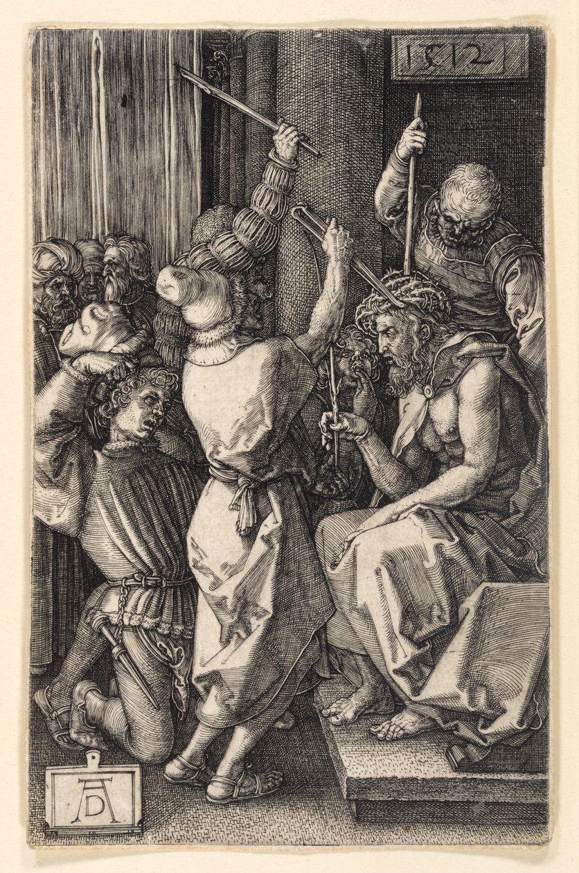 Korunování Krista trním (Mědirytová pašije) od Albrecht Dürer