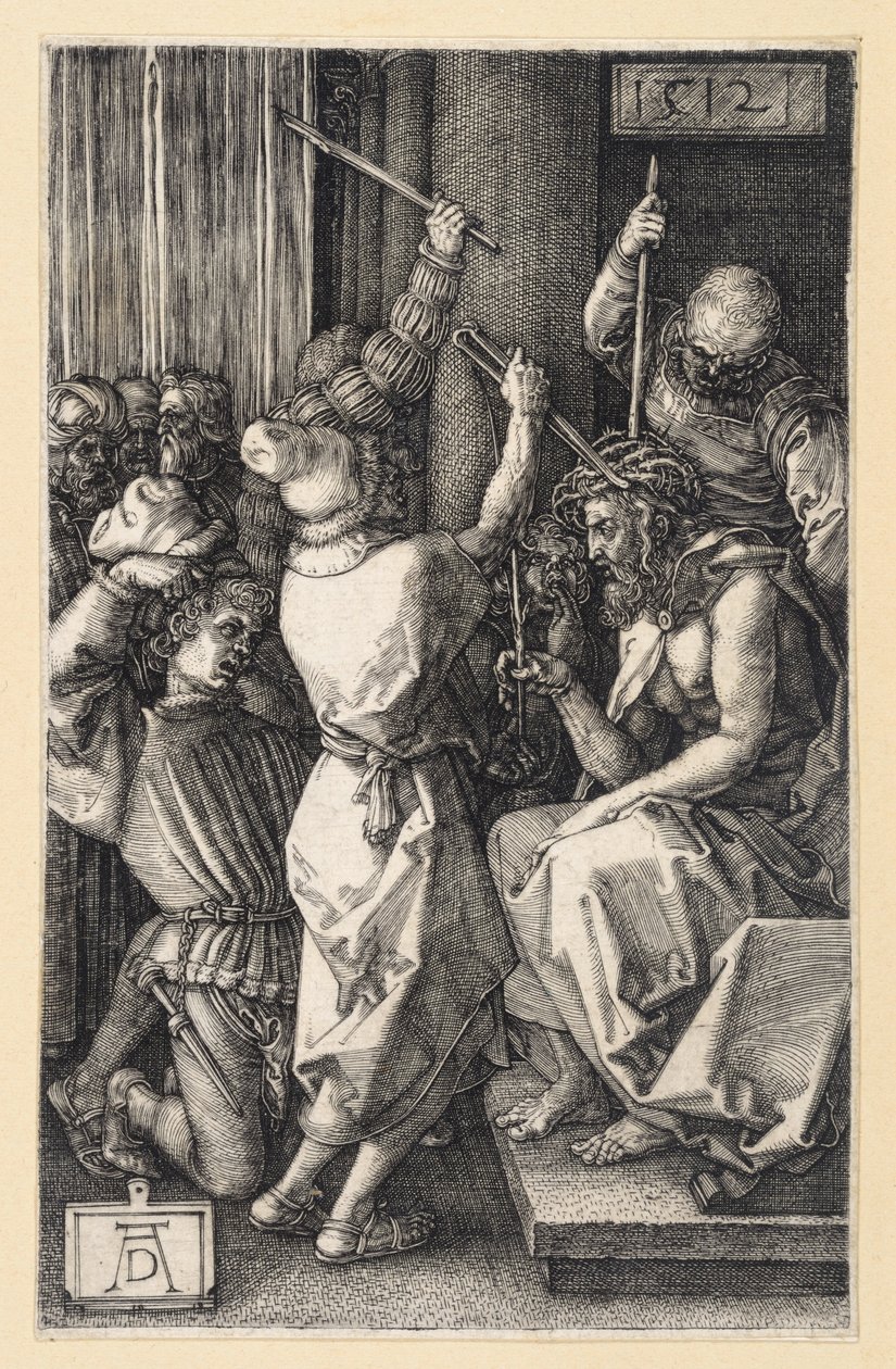 Korunování Krista trním (Mědirytová pašije) od Albrecht Dürer