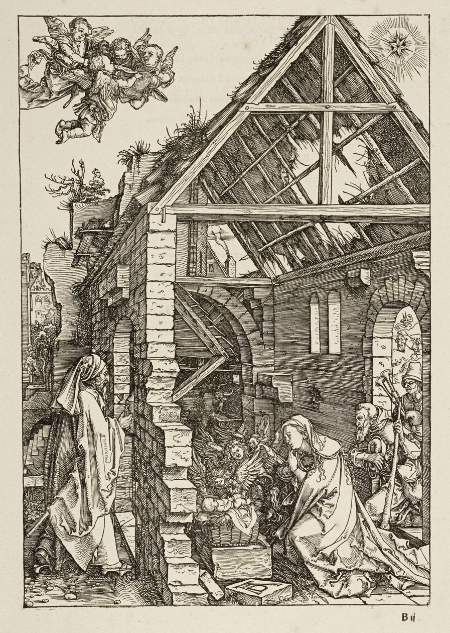 Narození Krista (Život Panny Marie) od Albrecht Dürer