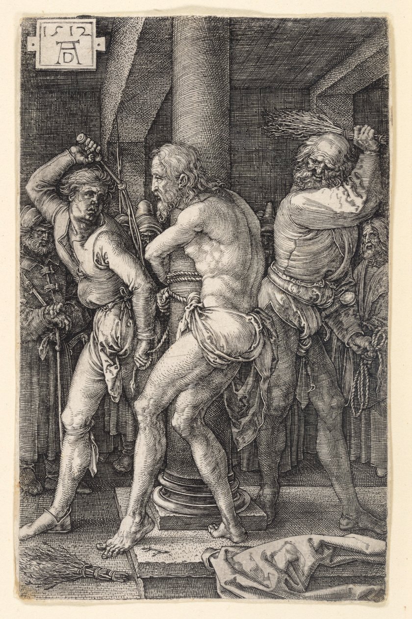 Bičování Krista (Mědirytová pašije) od Albrecht Dürer