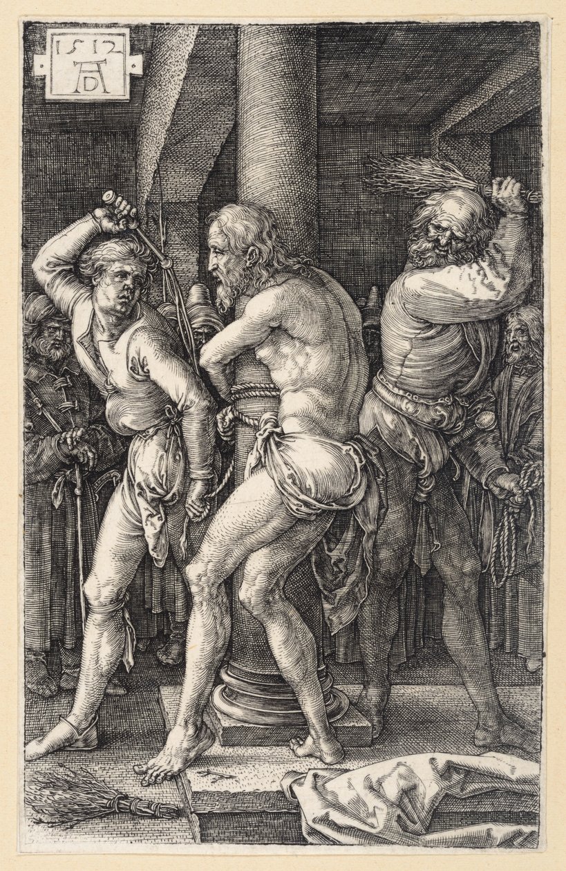 Bičování Krista (Mědirytová pašije) od Albrecht Dürer