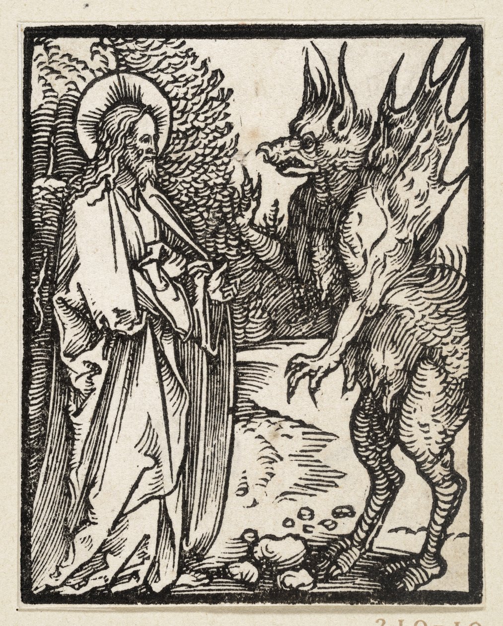Pokušení Krista (43 náboženských témat) od Albrecht Dürer