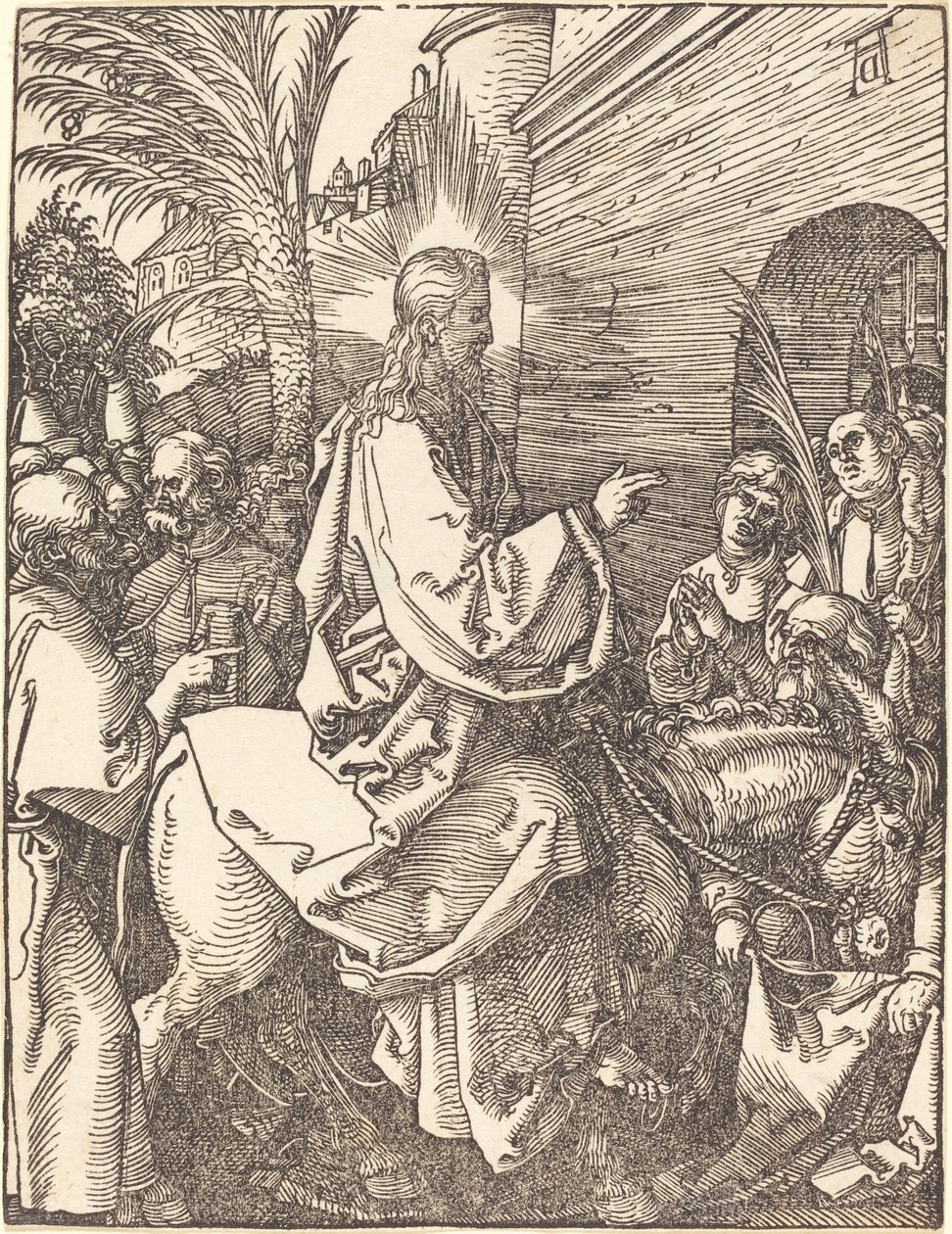 Kristův vjezd do Jeruzaléma od Albrecht Dürer