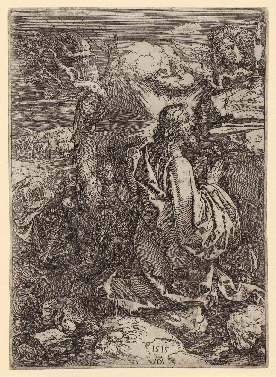 Kristus na Olivové hoře od Albrecht Dürer