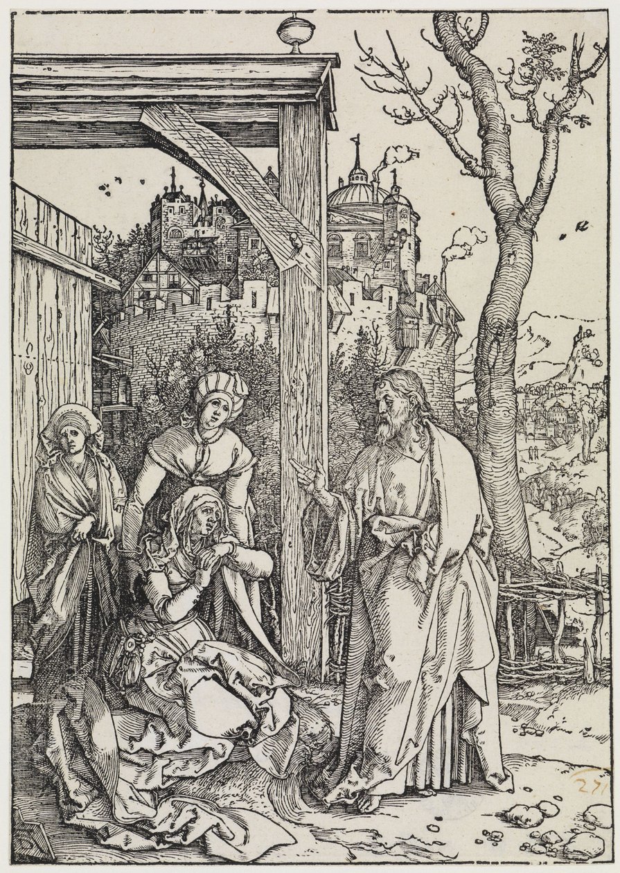 Kristus se loučí se svou matkou od Albrecht Dürer
