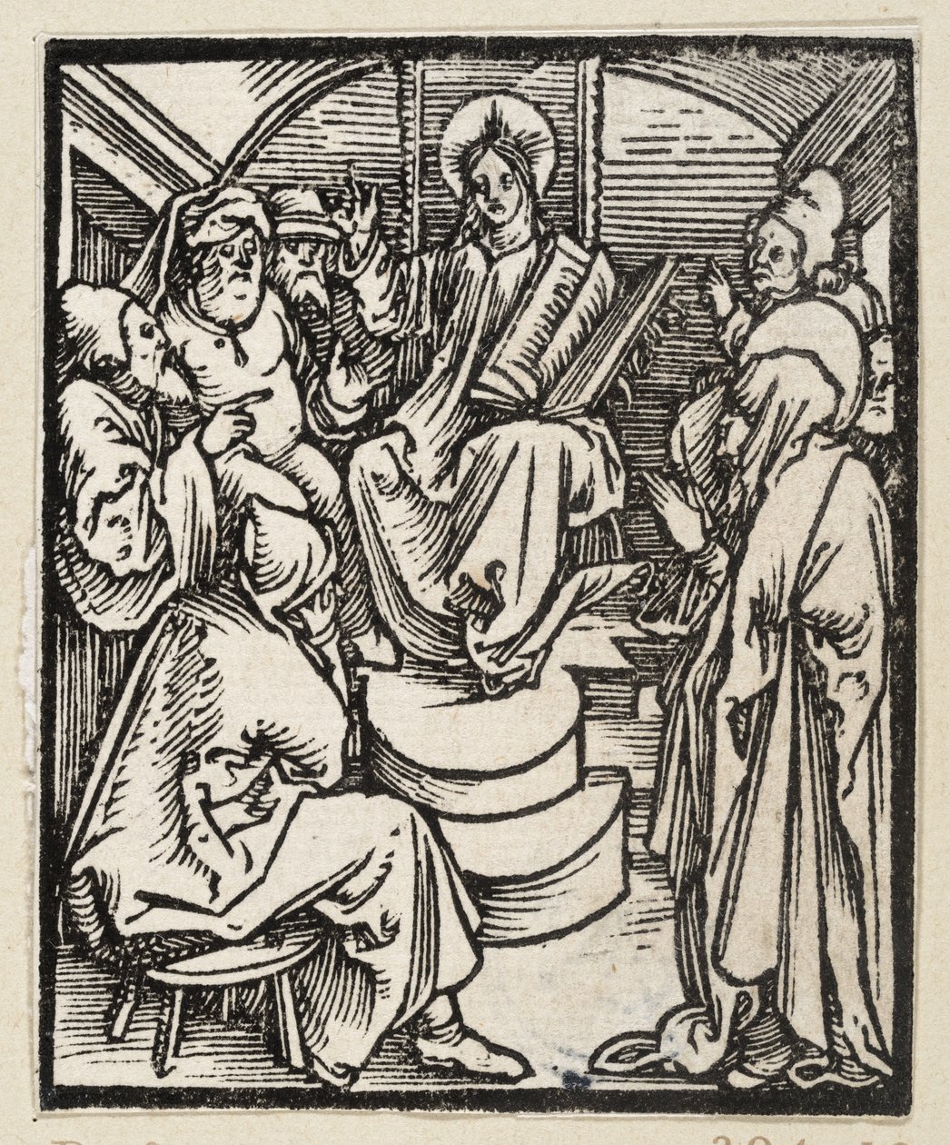 Kristus mezi učenci (43 náboženských témat) od Albrecht Dürer