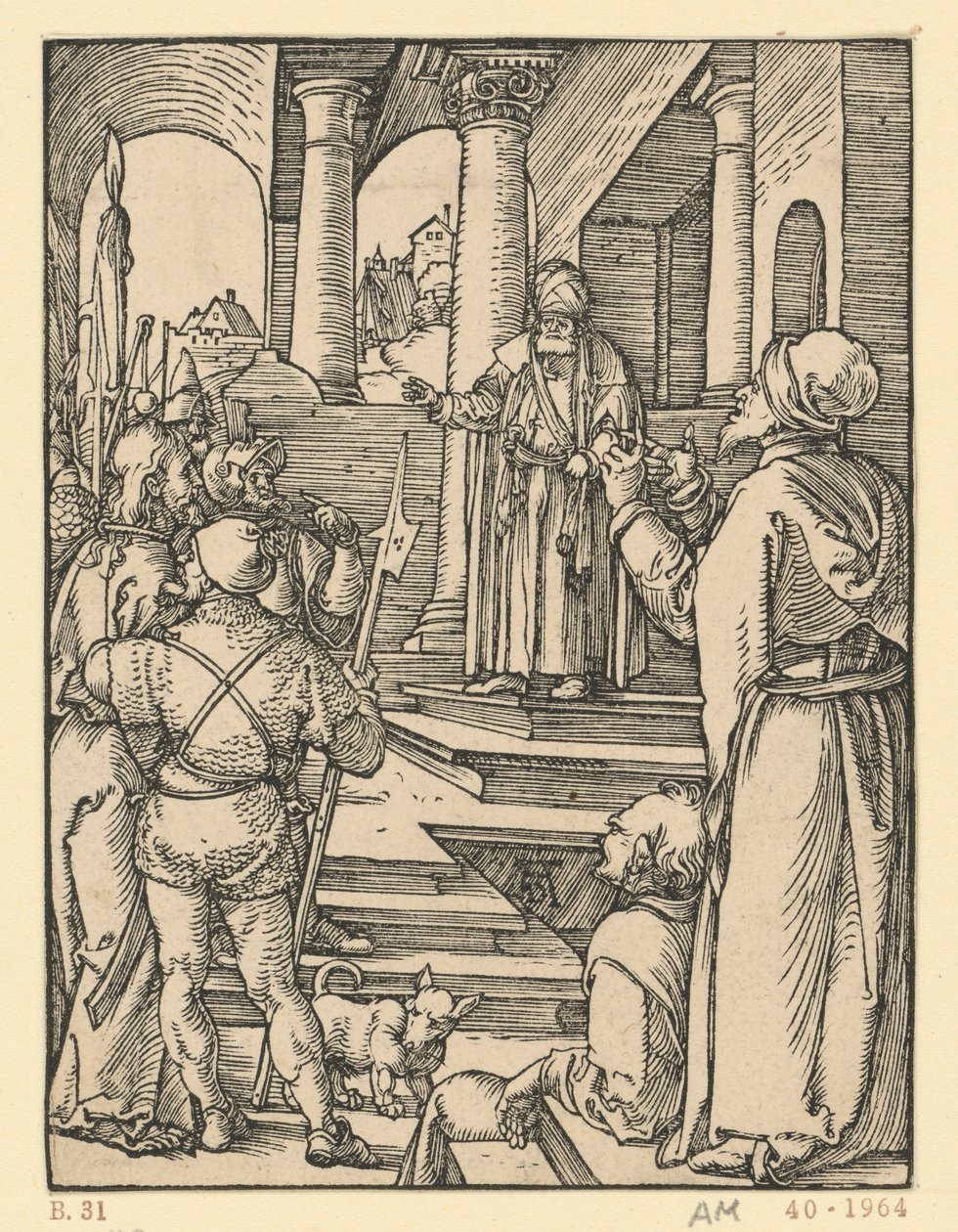 Kristus před Pilátem (Malé pašije) od Albrecht Dürer